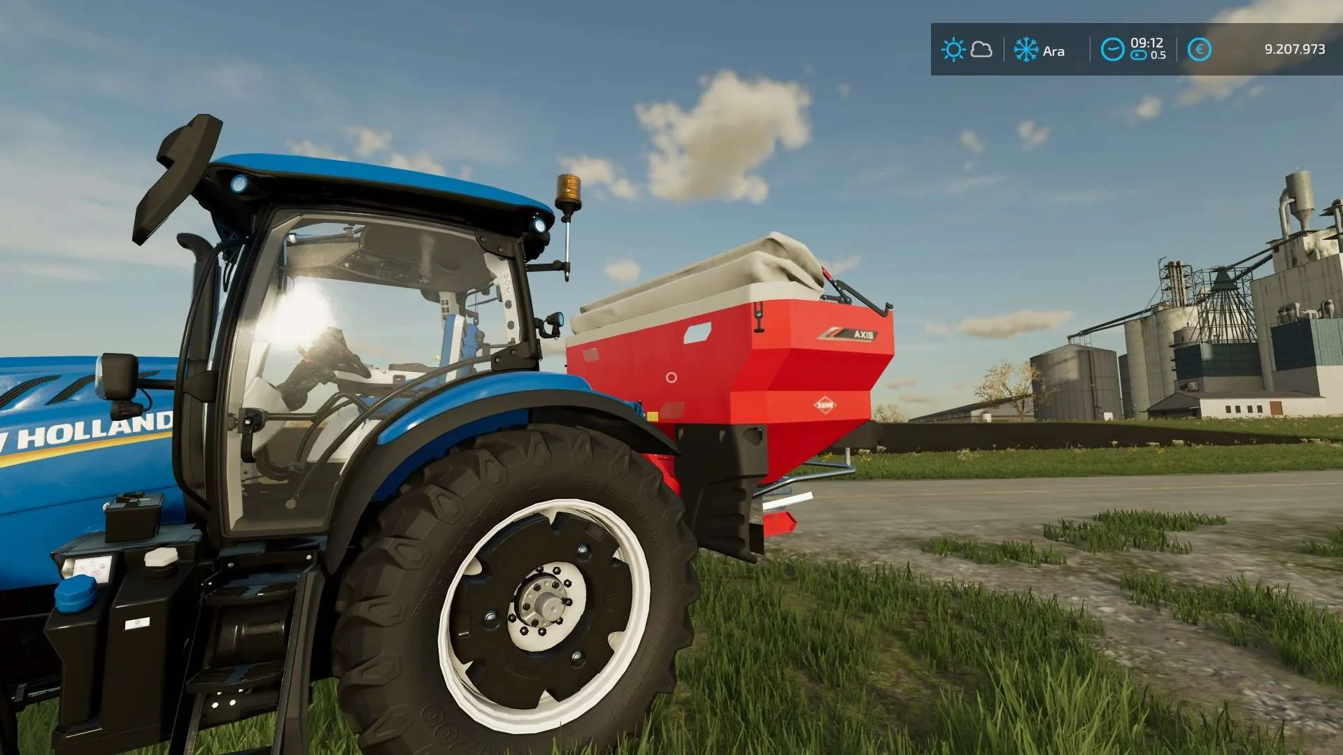 KUHN AXIS 402 V5.0 FS22 FS22 Mod Free Download