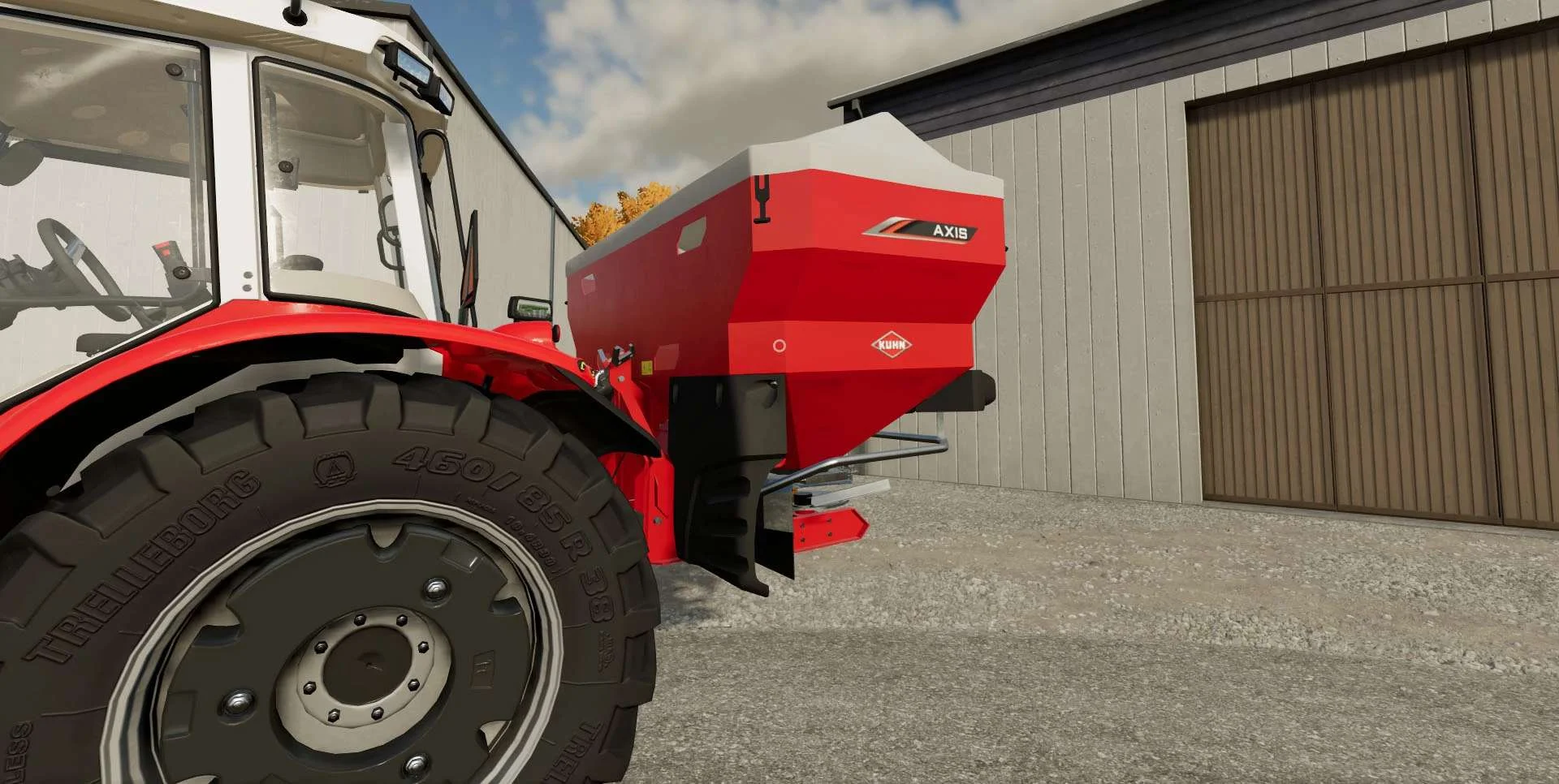 KUHN AXIS 402 V6.0 FS22 FS22 Mod Free Download
