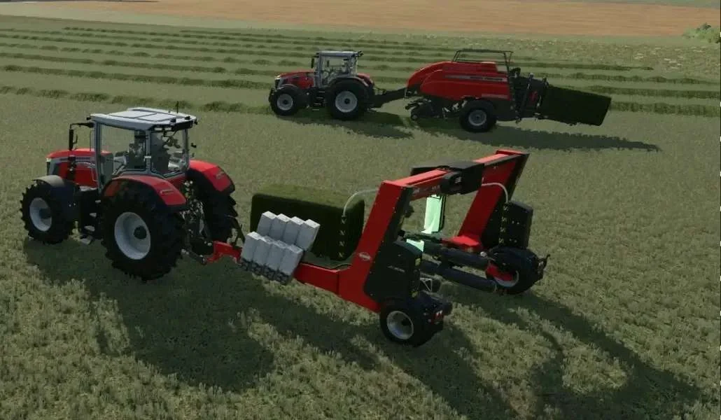 Kuhn SW4014 Hesston Wrapper v1.0 FS22