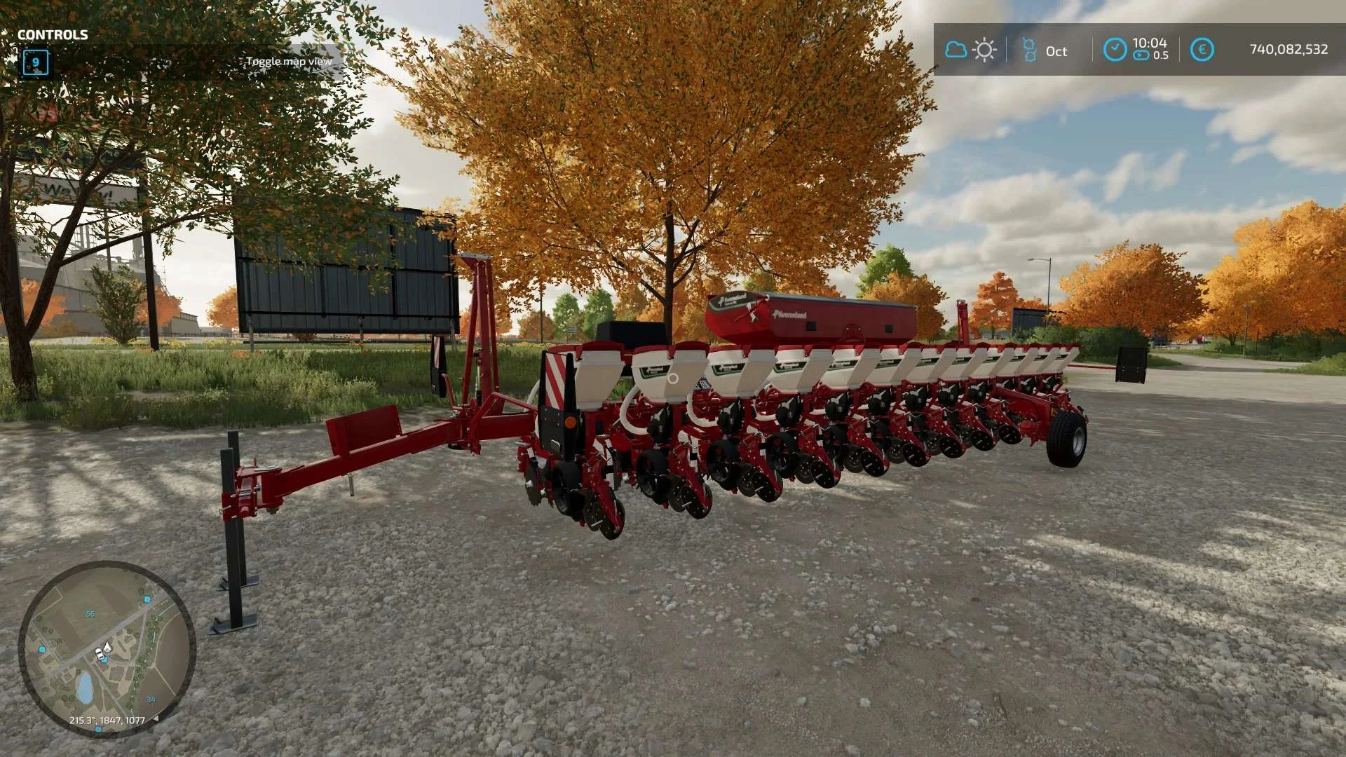 Kverneland Optima RS 9m v1.0 FS22 FS22 Mod Free Download