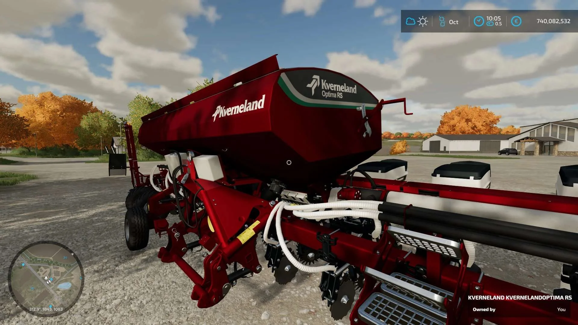 Kverneland Optima RS 9m v2.0 FS22 FS22 Mod Free Download