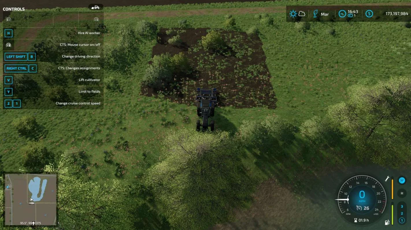 Large Width Landstal APB 300 v1.1 FS22 FS22 Mod Free Download
