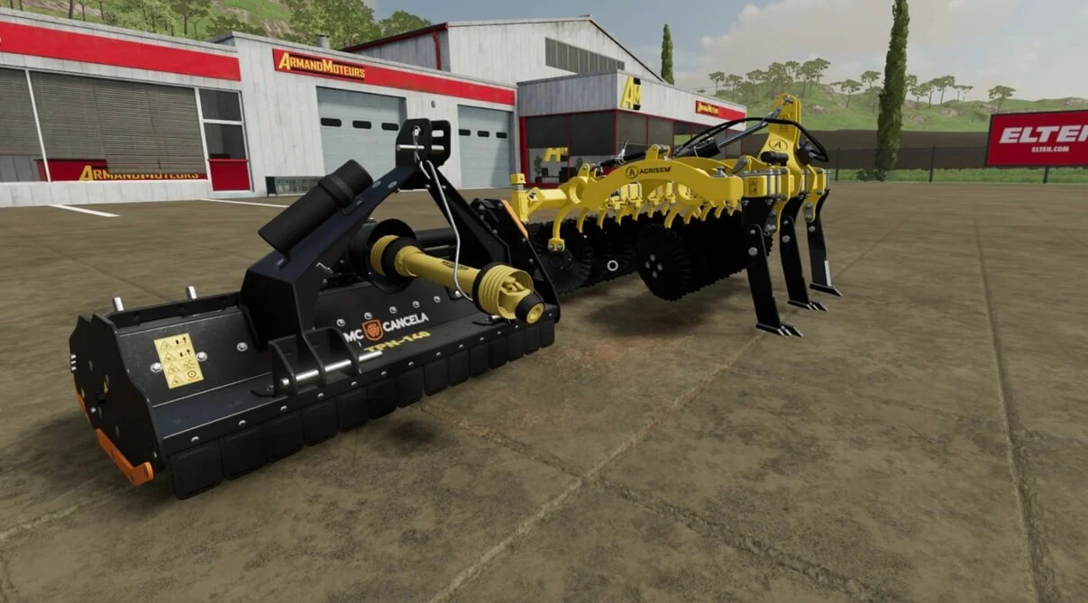 Larger olive and grapes Mulcher and cultivater V1.0 FS22 FS22 Mod Free Download