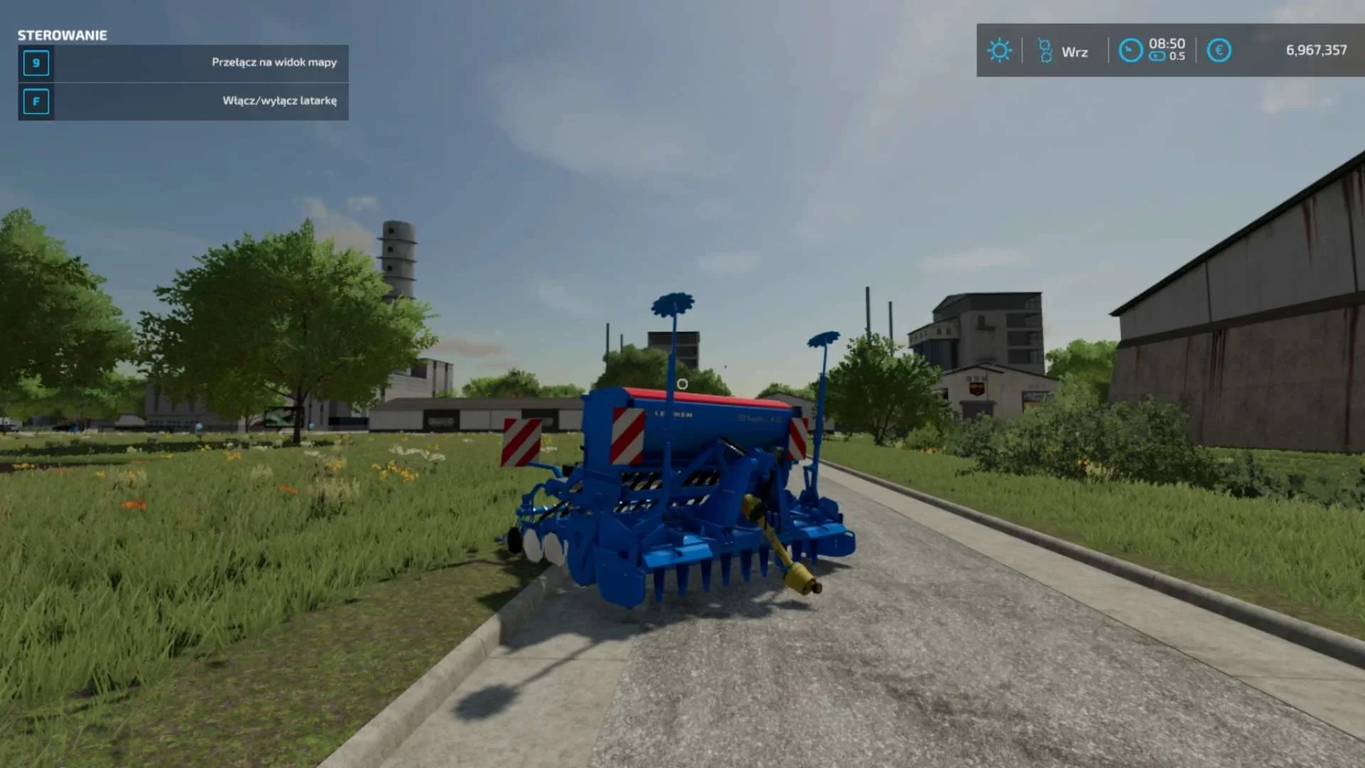 Lemken Saphir8 seed drill v1.1 FS22 FS22 Mod Free Download