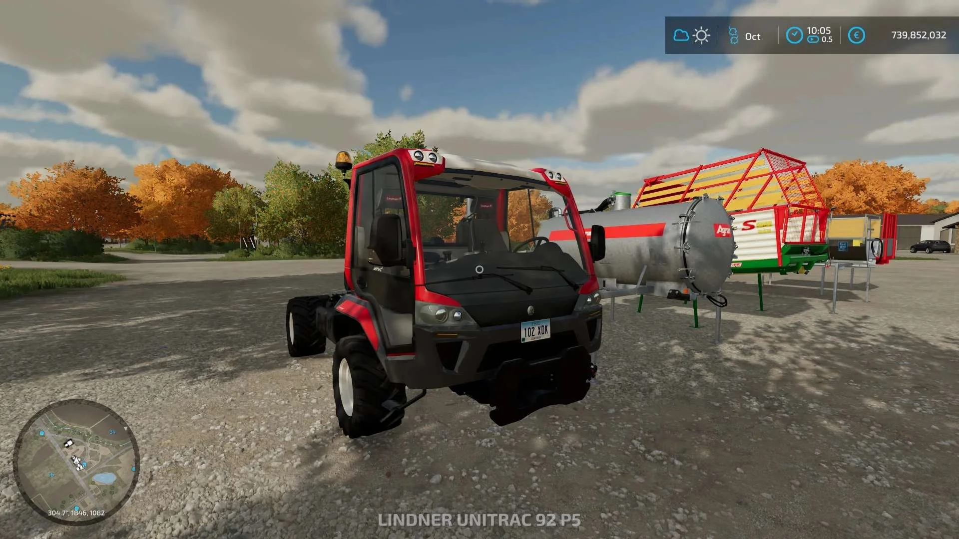 Lindner Unitrac 92 p5 v1.0 FS22 FS22 Mod Free Download