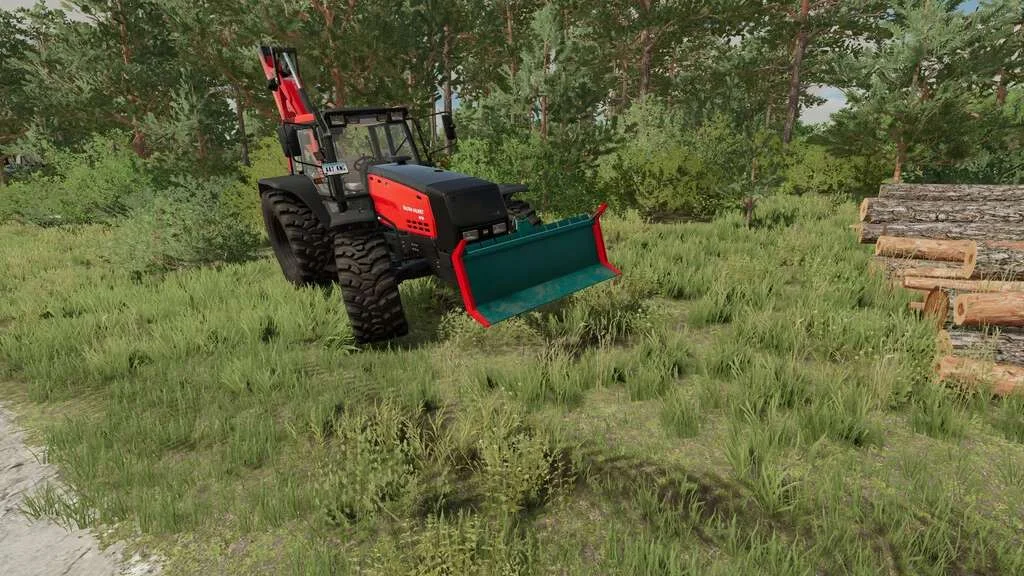 Lizard 3-Point Logging Blade v1.0 FS22 FS22 Mod Free Download