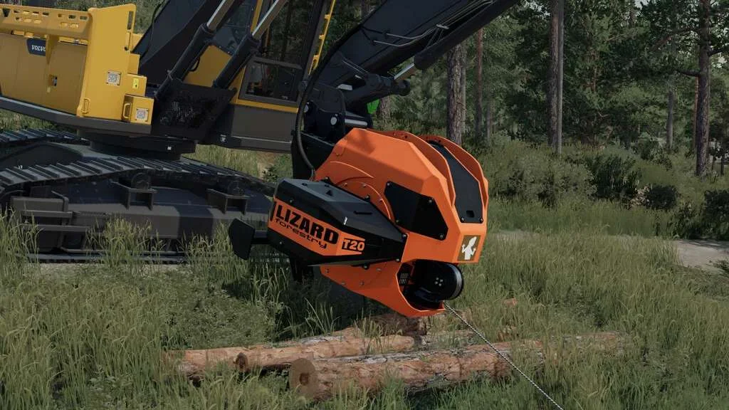 Lizard Forestry T20 Winch v1.0 FS22