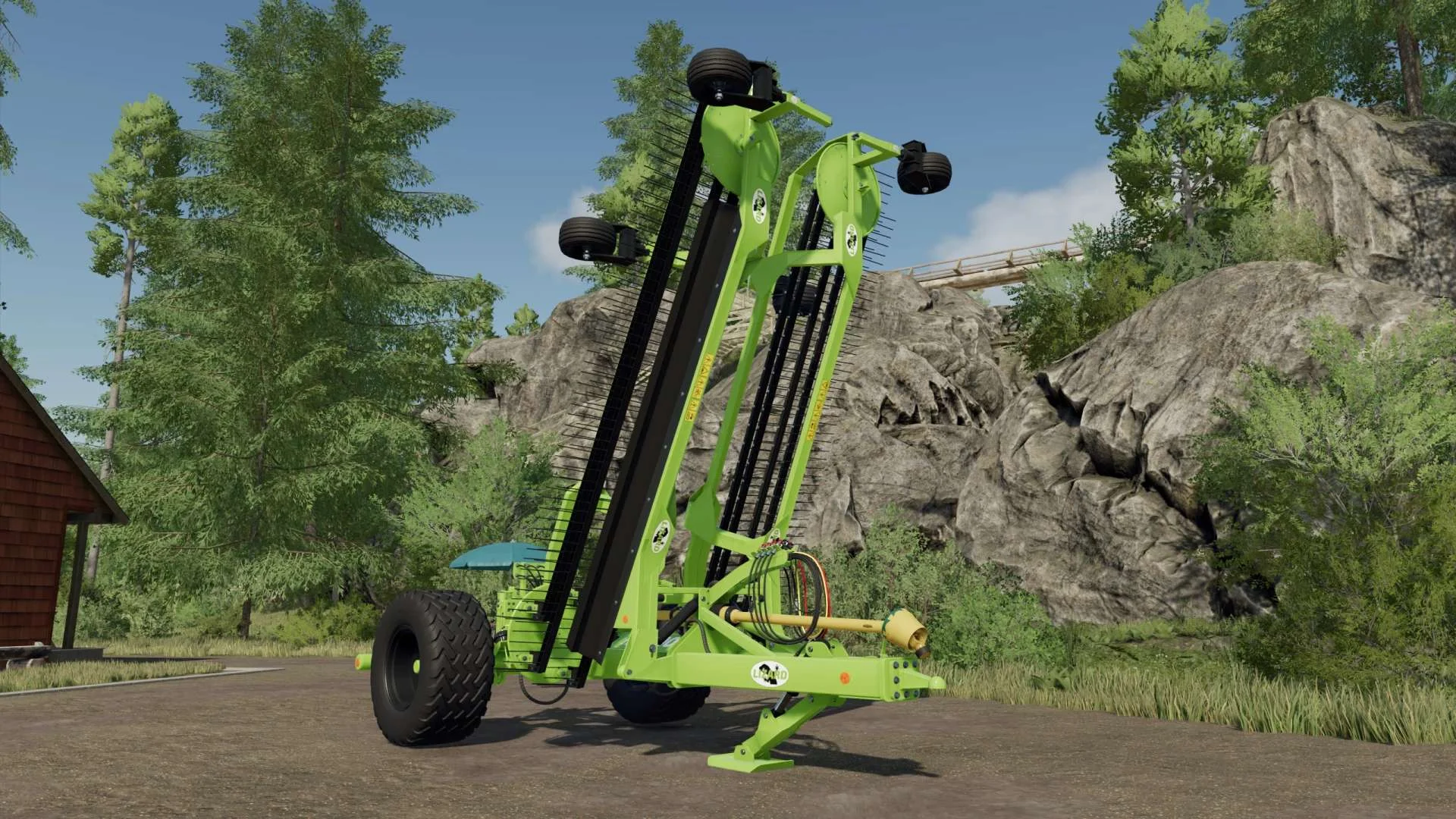 Lizard Trailed Windrower v1.0 FS22