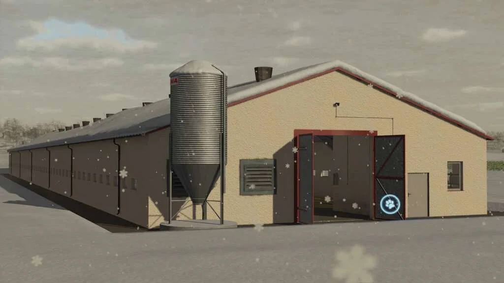 Long Chicken Barn v1.0 FS22