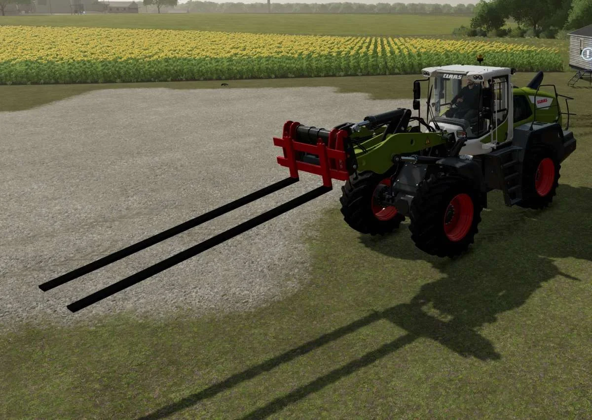 Longer wheel loader fork V1.0 FS22 FS22 Mod Free Download