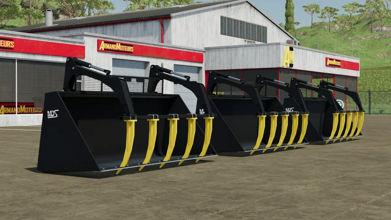 MDS Crocodile Jaw Bucket V1.0 FS22 FS22 Mod Free Download