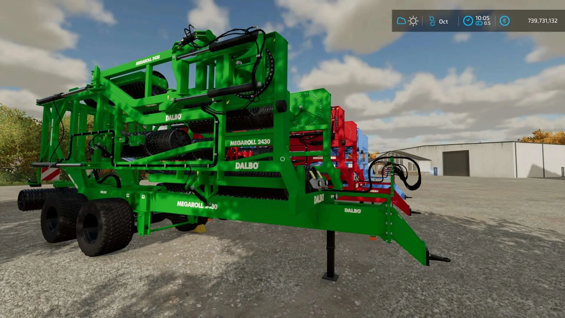Mega Roll 2430 MP v1.0 FS22 FS22 Mod Free Download