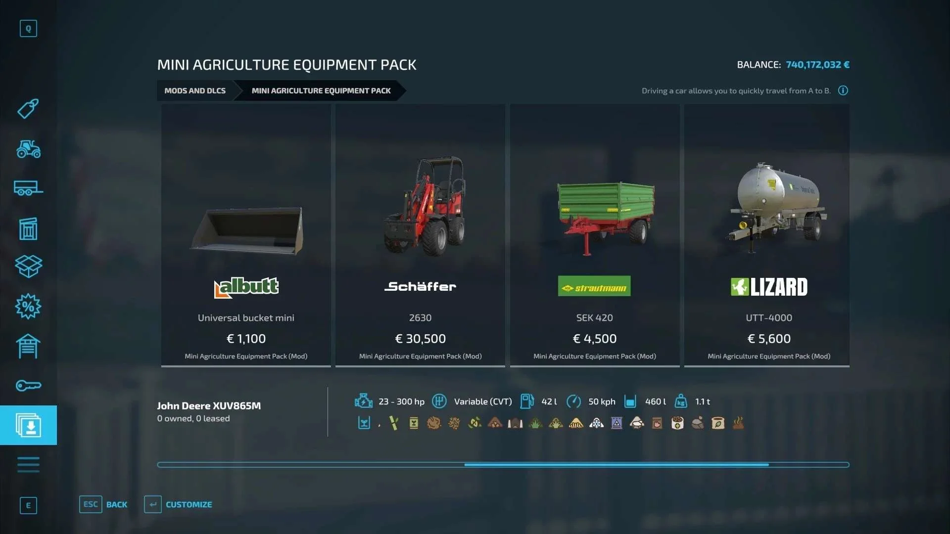 Mini Agriculture Equipment Pack v1.0.0.8 FS22
