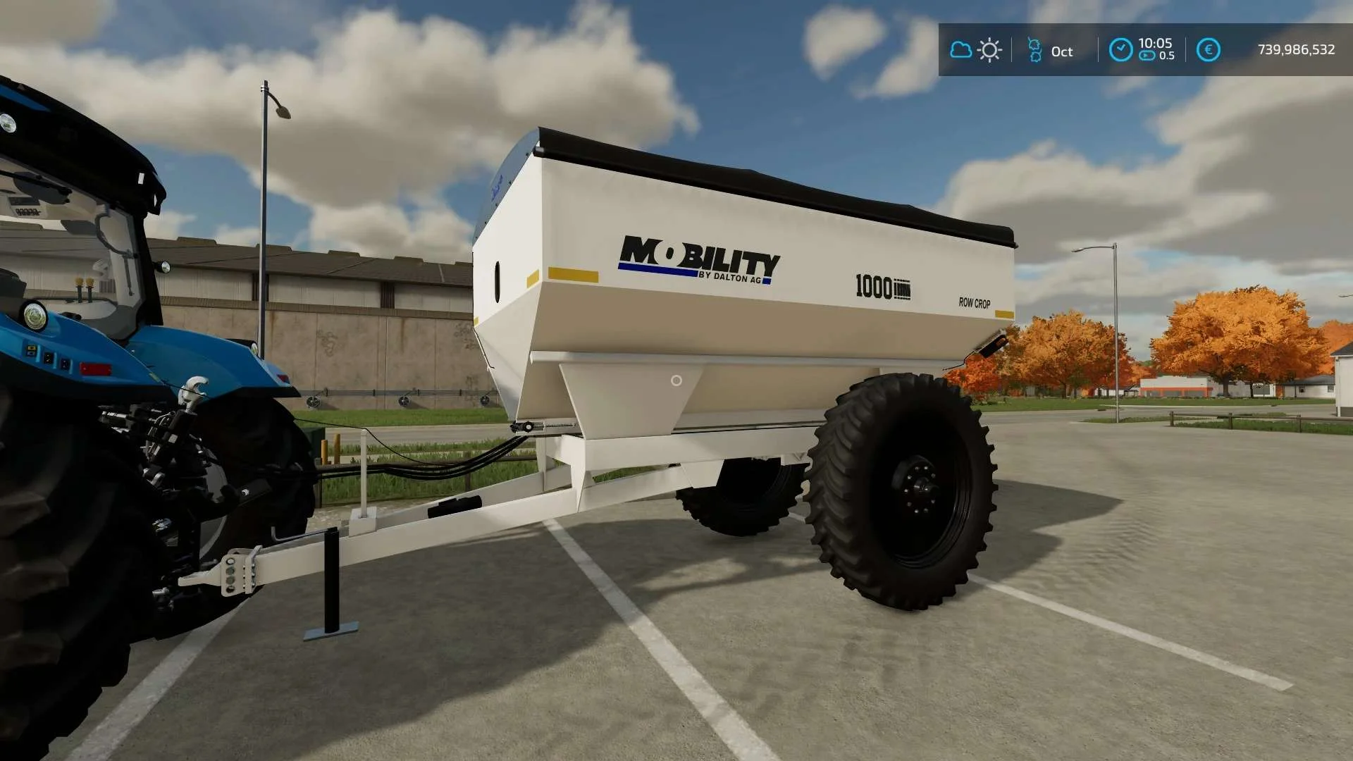 Mobility 1000 Fertilizer spreader v1.0 FS22 FS22 Mod Free Download