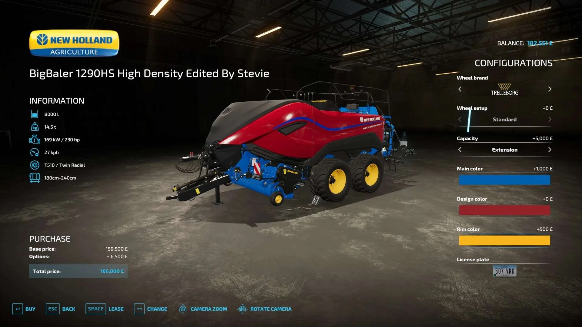 New Holland 1290HD By Stevie v1.0 FS22 FS22 Mod Free Download