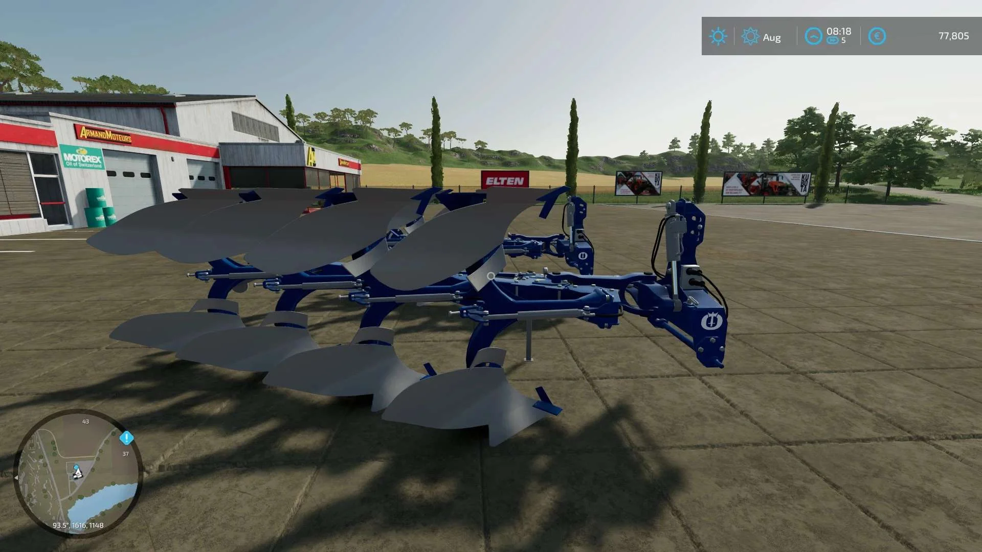 Overum Plows pack v1.0 FS22