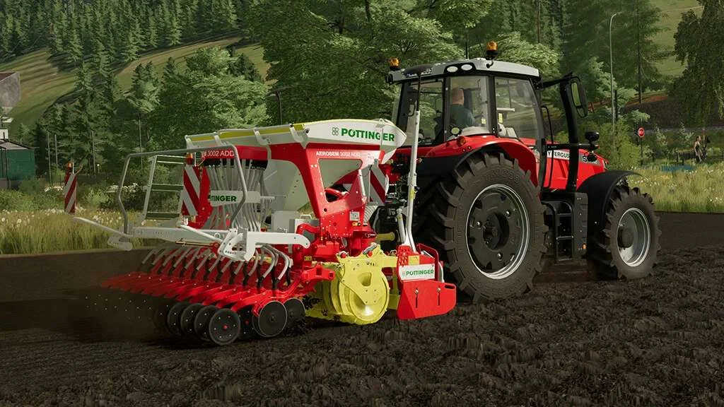 Pöttinger Aerosem 3002/Lion303 v1.0 FS22 FS22 Mod Free Download