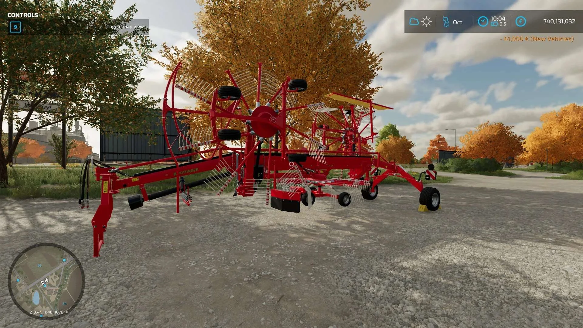 Pöttinger Schwader v1.0 FS22 FS22 Mod Free Download