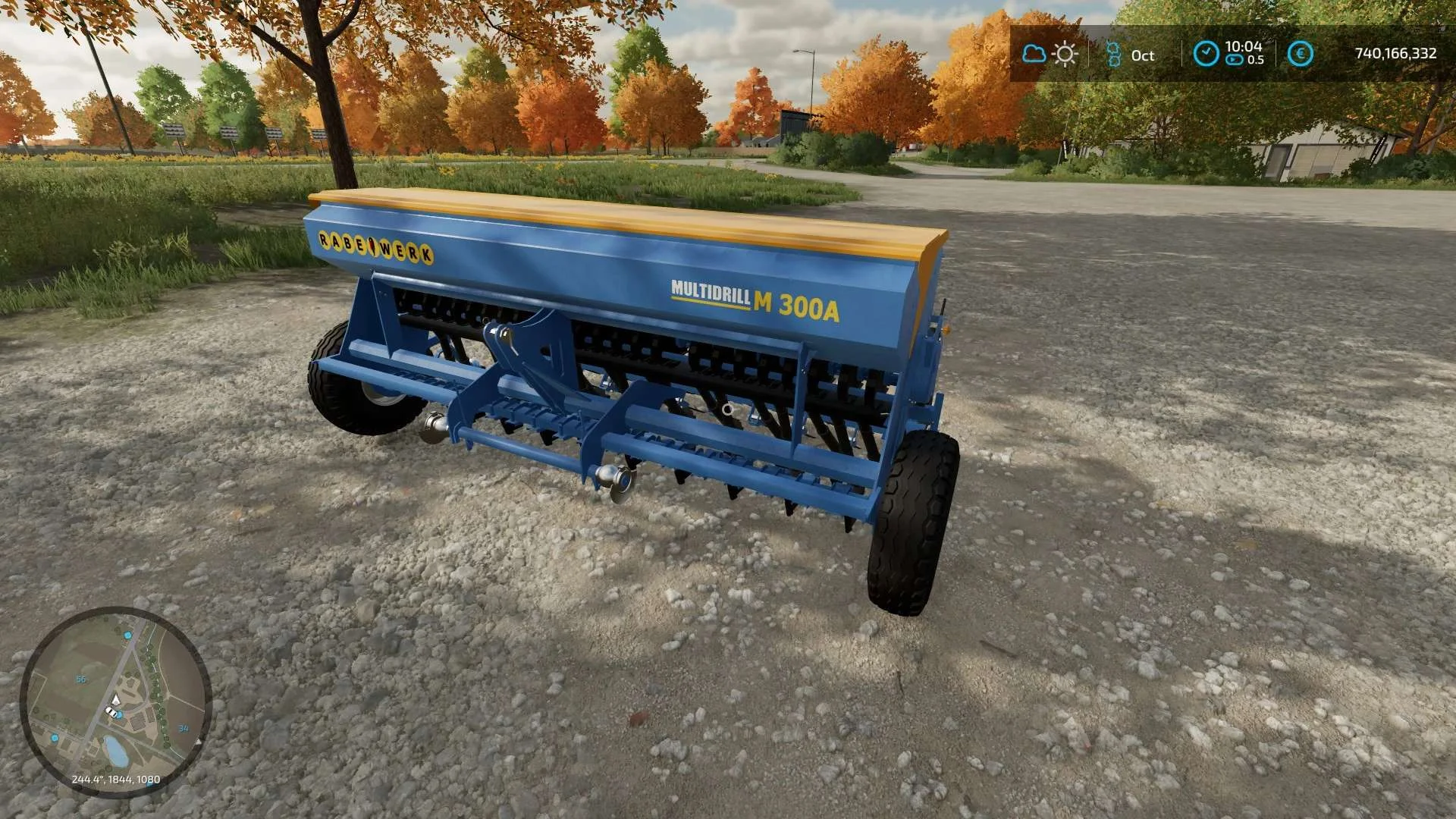 Rabe Multi Drill M300A v1.0 FS22 FS22 Mod Free Download