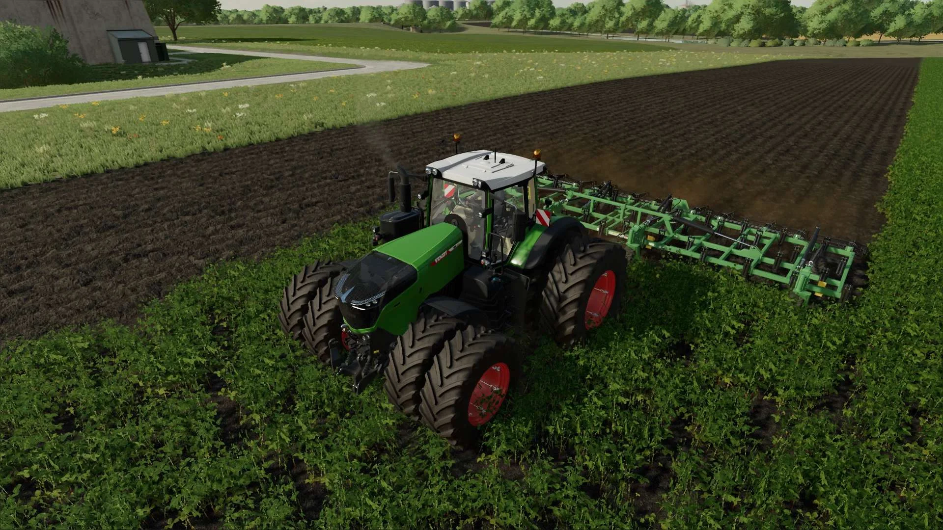 Rostelmash K-12200 cultivator with plow function v1.0 FS22 FS22 Mod Free Download