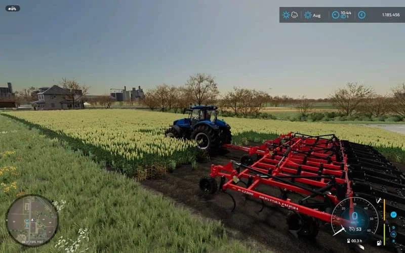 Rostselmash K-12200 Culti Plow v1.0.1.1 FS22 FS22 Mod Free Download