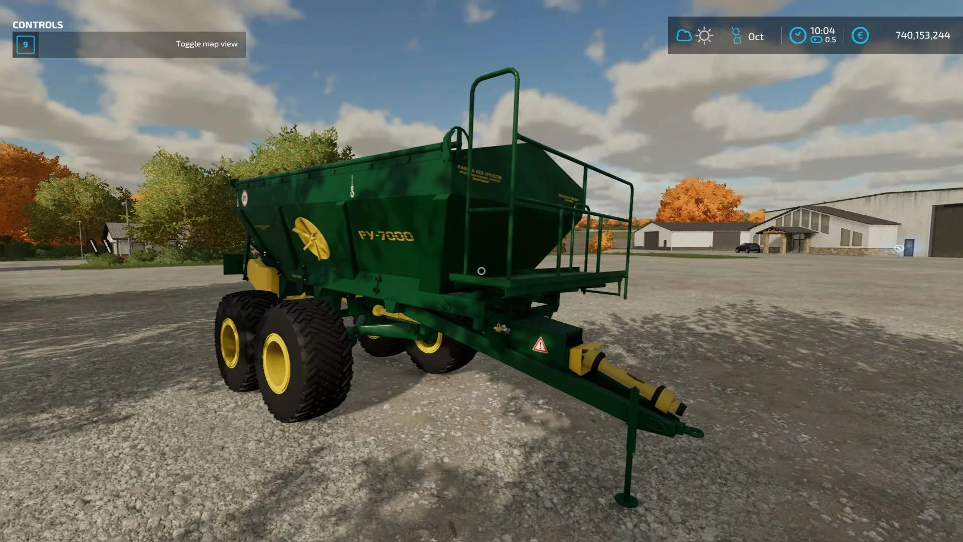 RU 7000 Fertilizer Spreader v1.0 FS22 FS22 Mod Free Download