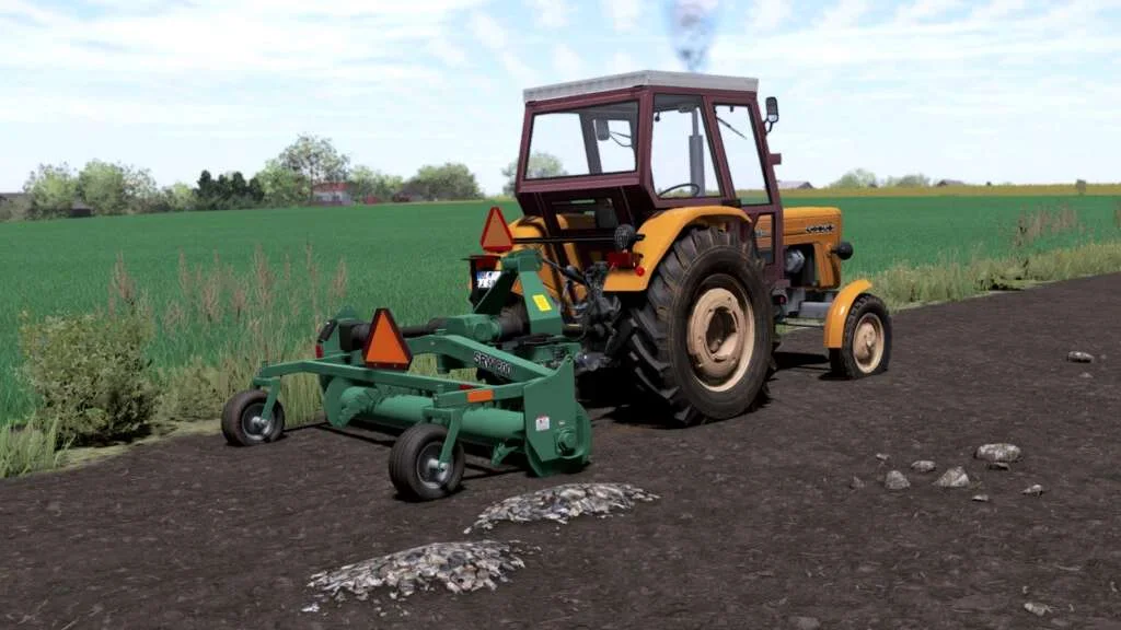 Schulte SRW 800 Stone Windrower v1.0 FS22
