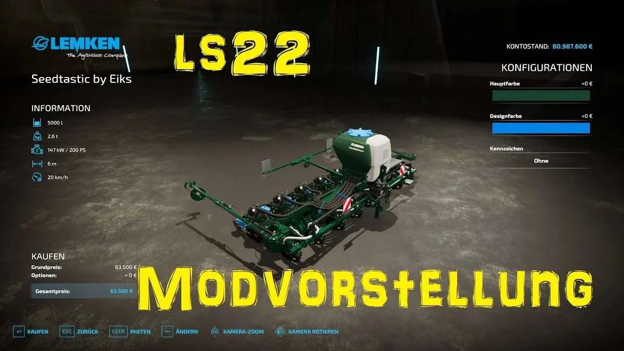 Seedtastic v1.0 FS22 FS22 Mod Free Download