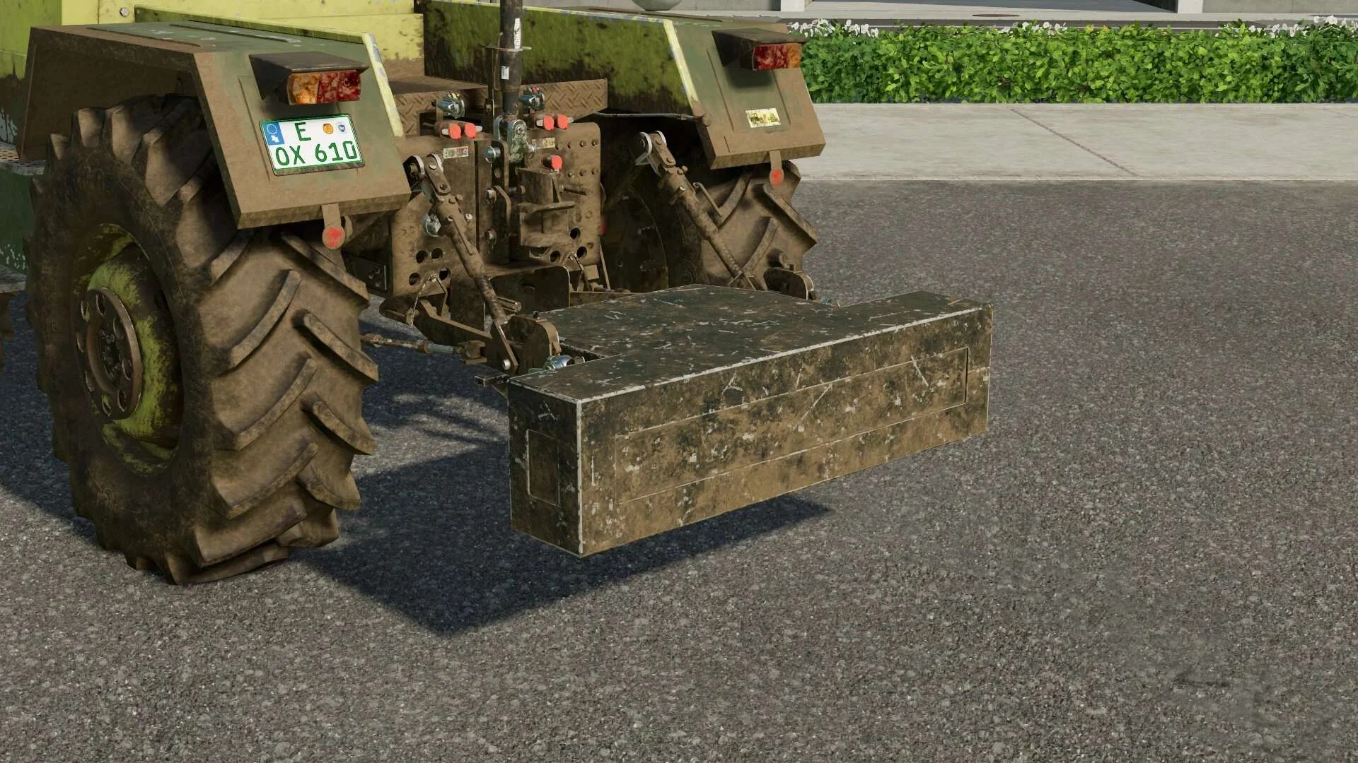 Selfmade 750kg rear weight v1.0 FS22 FS22 Mod Free Download