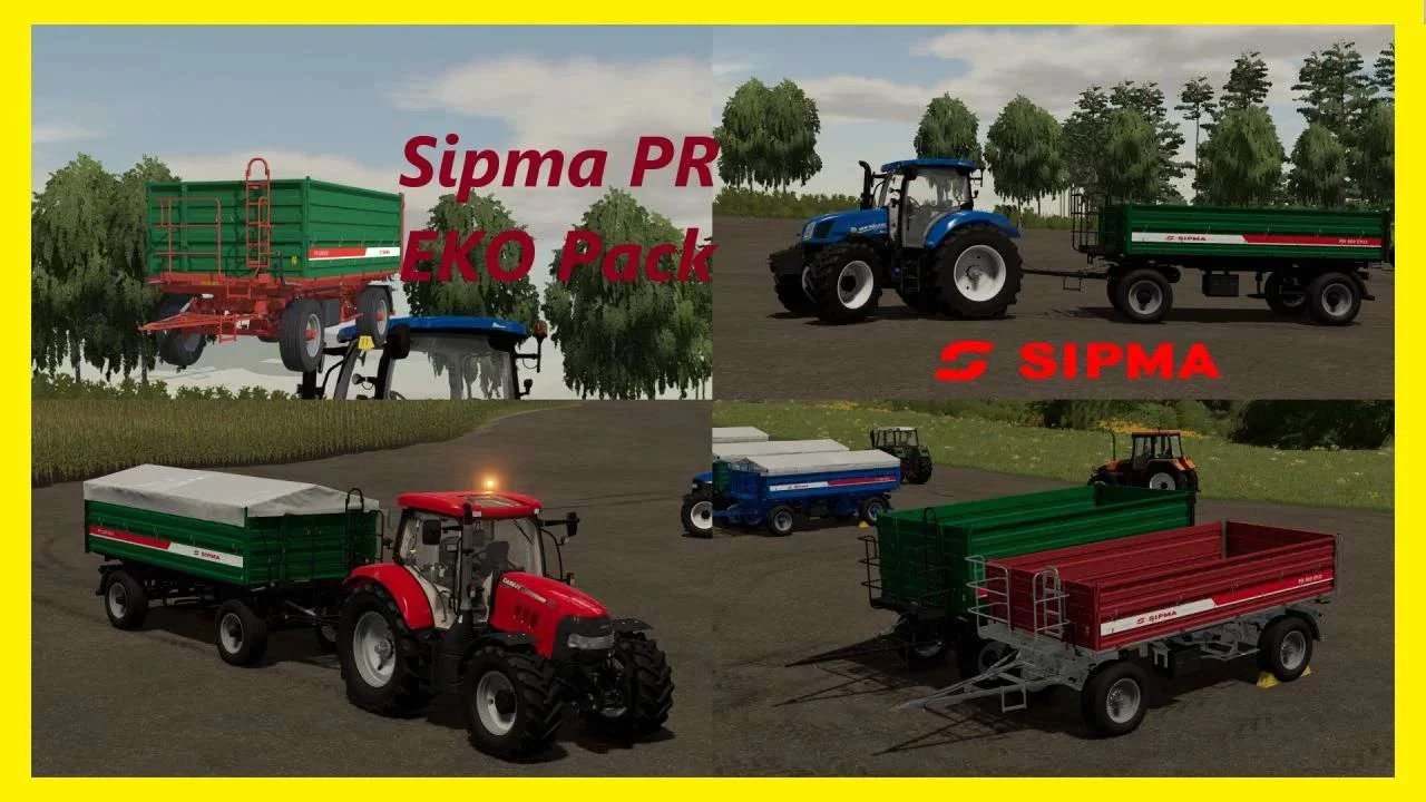 SIPMA PR EKO Pack v1.0 FS22 FS22 Mod Free Download