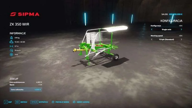 Sipma ZK 350 WIR v1.0 FS22
