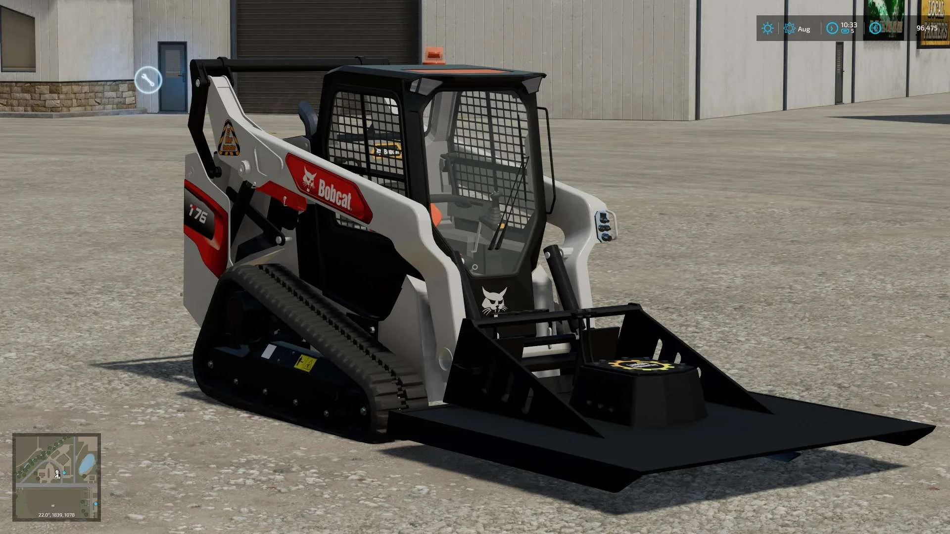 Skid Steer Mower v1.0 FS22 FS22 Mod Free Download