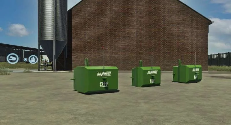 SONAROL WEIGHTS PACK v1.0 FS22 FS22 Mod Free Download