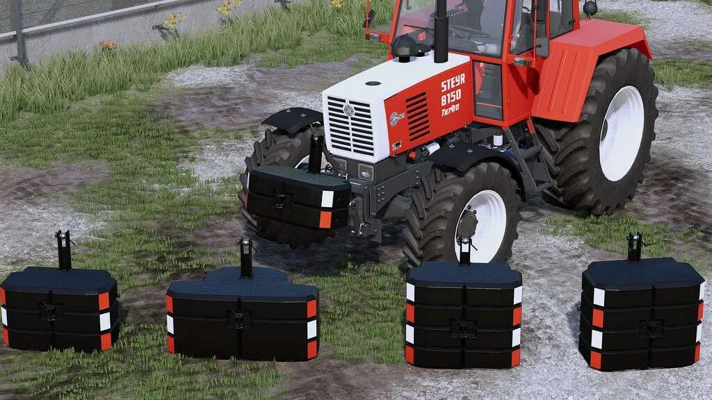 Steyr Weight Pack v1.0 FS22 FS22 Mod Free Download