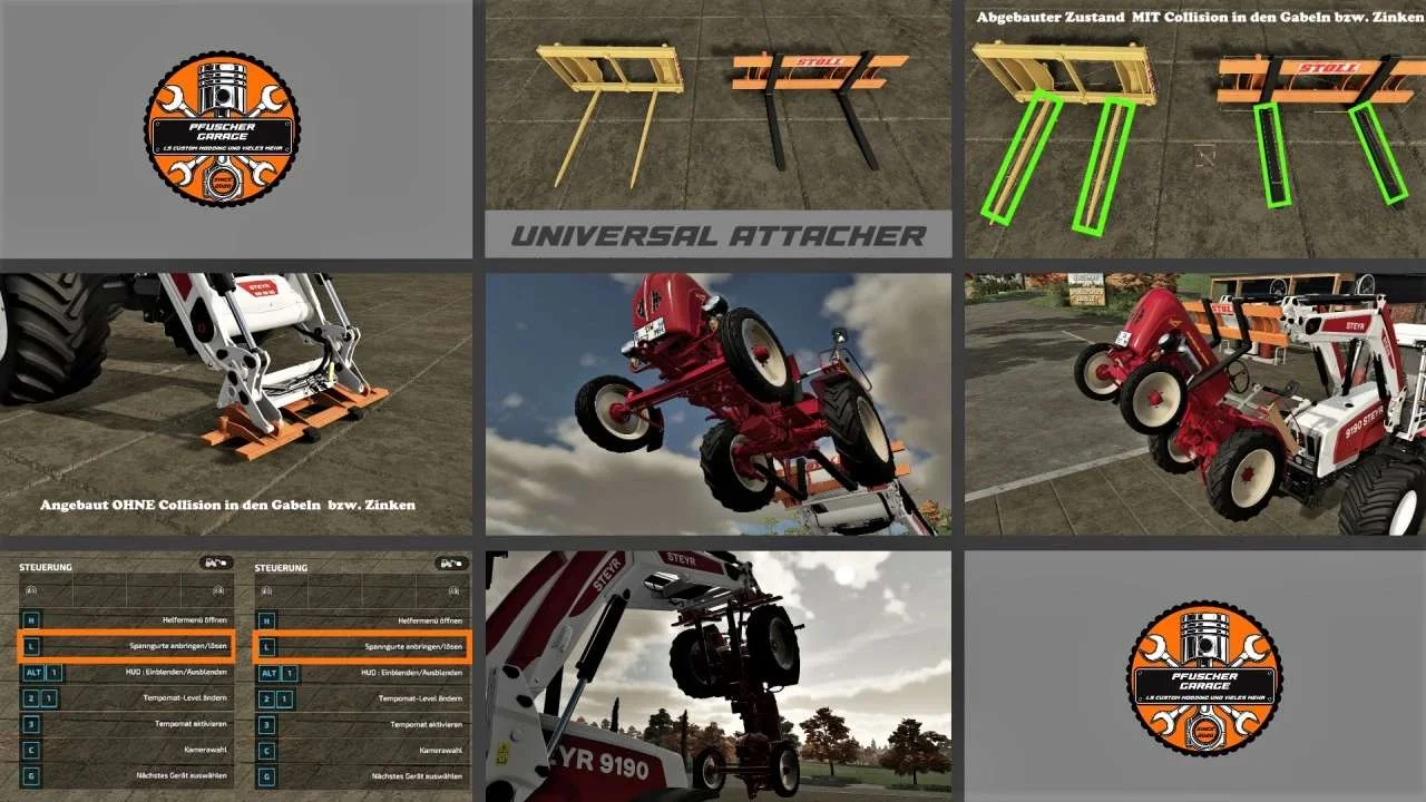 Stoll Tool universal attacher v1.0.0.1 FS22 FS22 Mod Free Download