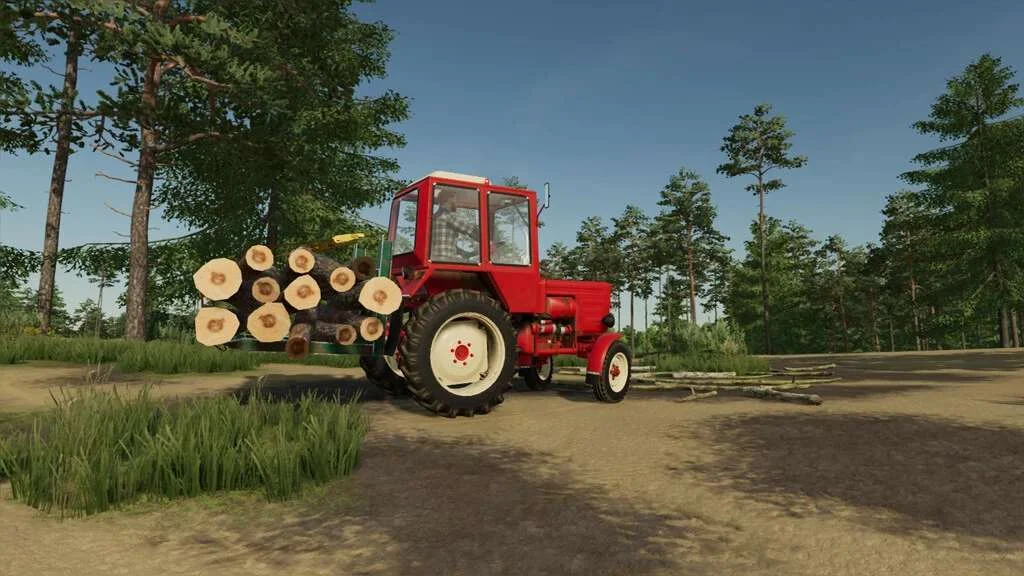 Suspended Sled For Wood v1.0 FS22 FS22 Mod Free Download