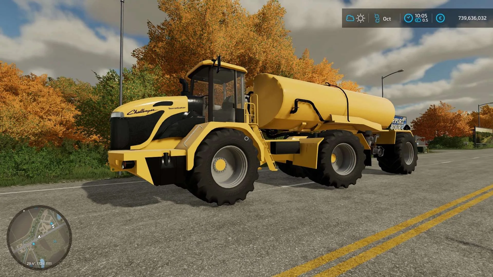 Terra Gator 3244 + Trailer v1.0 FS22 FS22 Mod Free Download