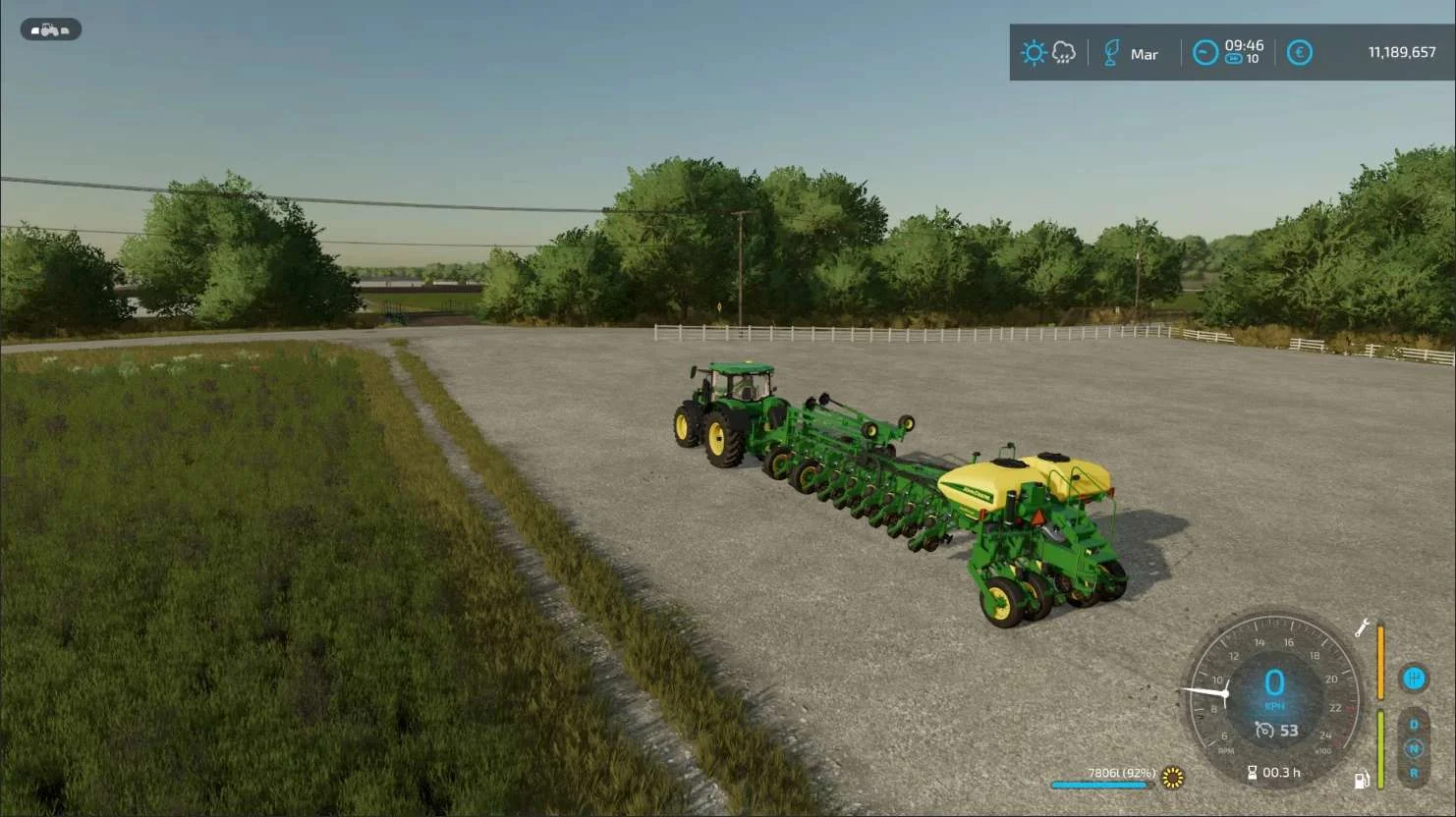 Thompson JDPlanter v1.0 FS22 FS22 Mod Free Download