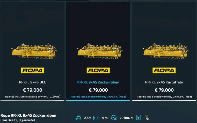 Tiger6S with premium fruit v1.0.0.3 FS22