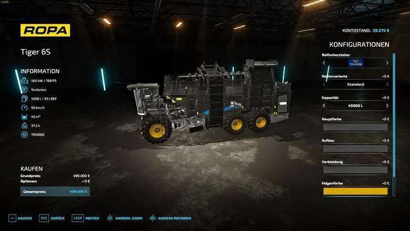 Tiger6S with premium fruit v1.0.0.5 FS22