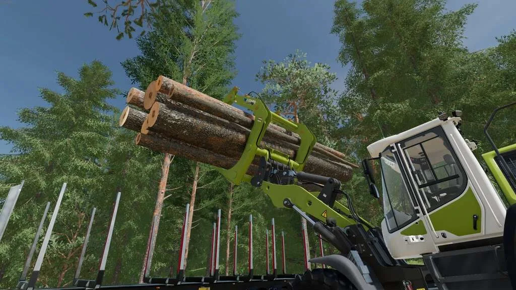 TimbeRRR Jaw Wheel Loader Log Fork v1.0 FS22 FS22 Mod Free Download