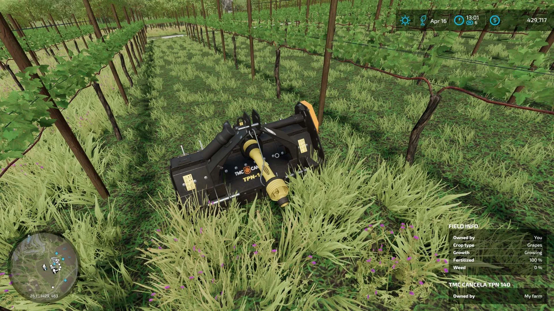 TMC TPN140 Edited Width V1.0 FS22 FS22 Mod Free Download
