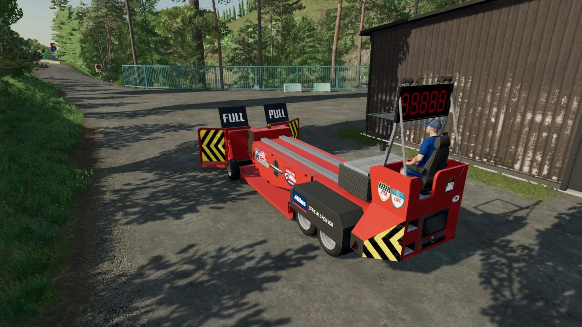 Tractor Pulling Sled v1.0 FS22 FS22 Mod Free Download