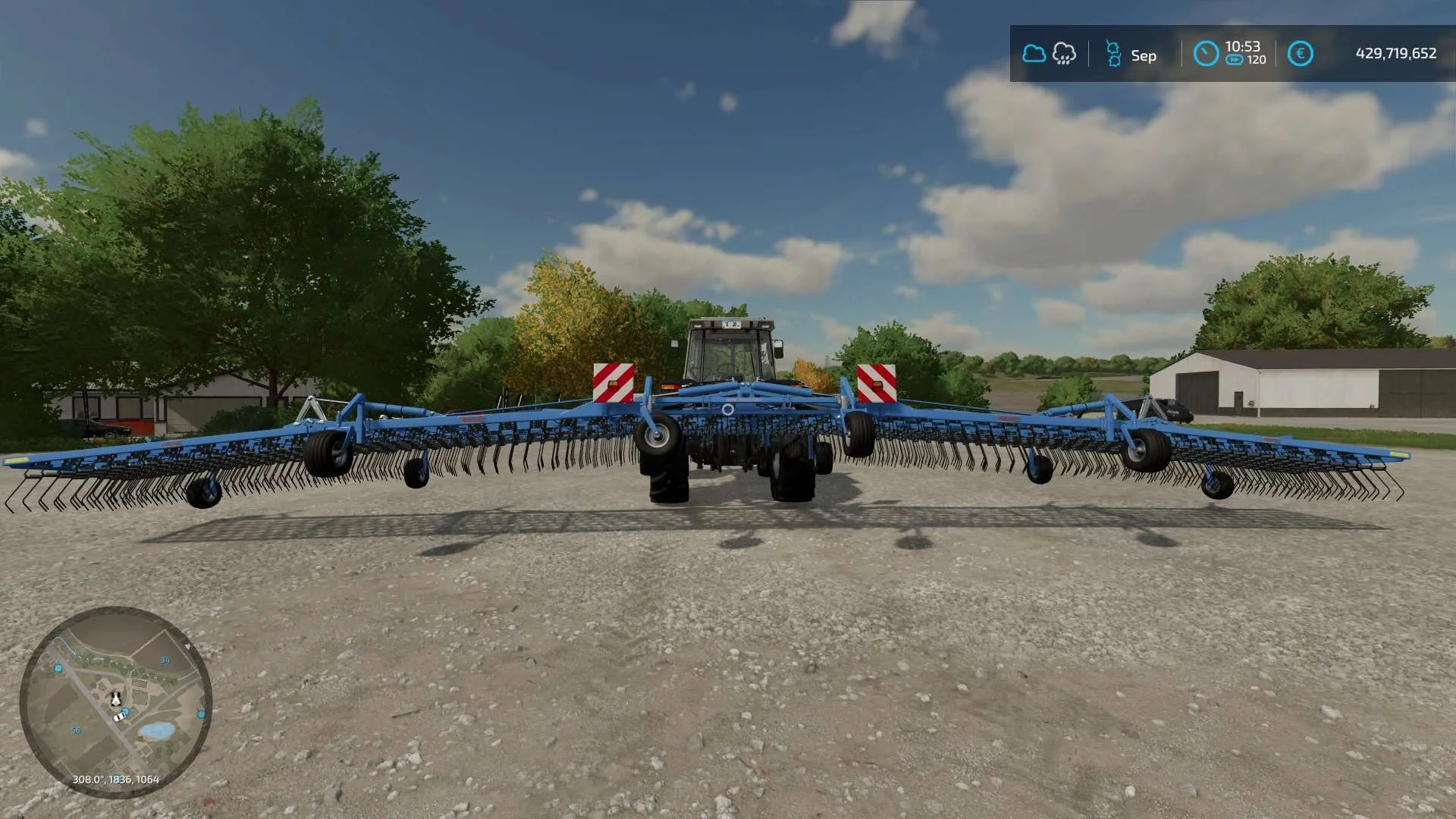 Treffler Striegel M3 v1.0 FS22 FS22 Mod Free Download