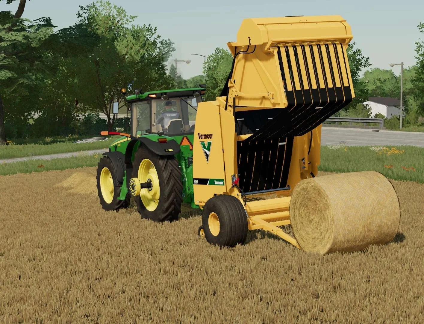 Vermeer 605N Round Baler v1.0 FS22 FS22 Mod Free Download