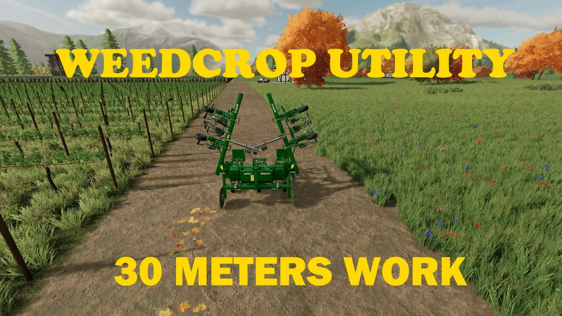 WeedCrop Utility v1.0 FS22 FS22 Mod Free Download