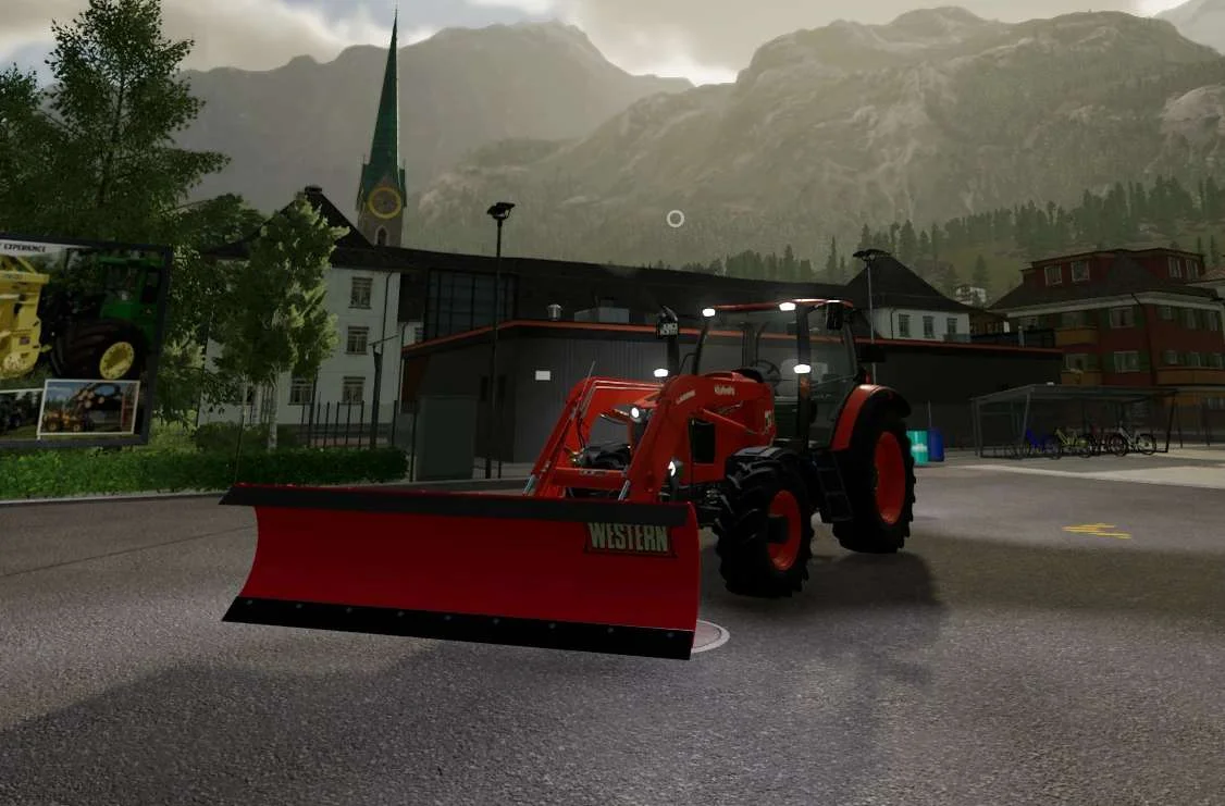 Western Front Loader Plow CHS v1.0 FS22
