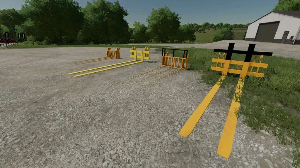 Wheel Loader Long Forks Pack v1.0 FS22 FS22 Mod Free Download