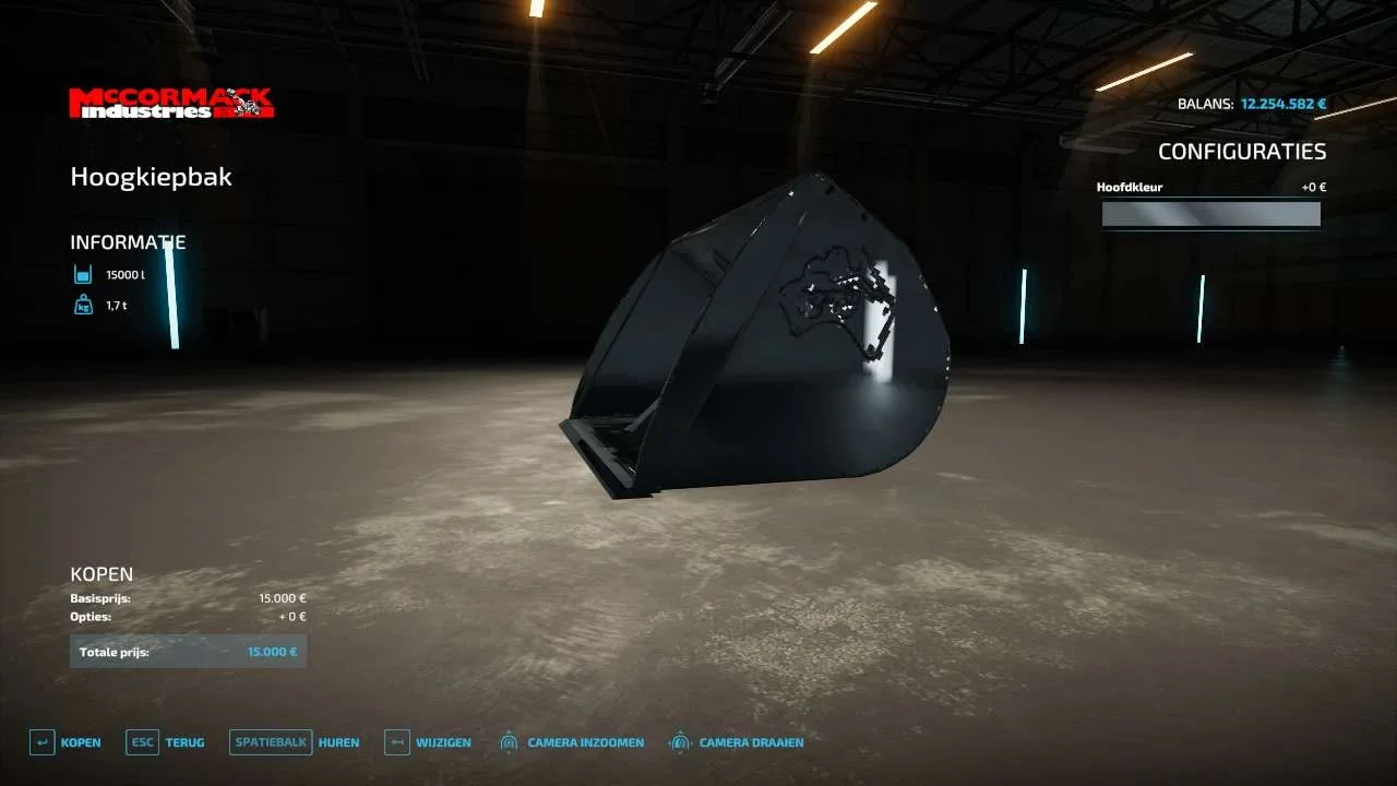 WHEELLOADER BUCKET MC.CORMACK DEM V2.0 FS22 FS22 Mod Free Download
