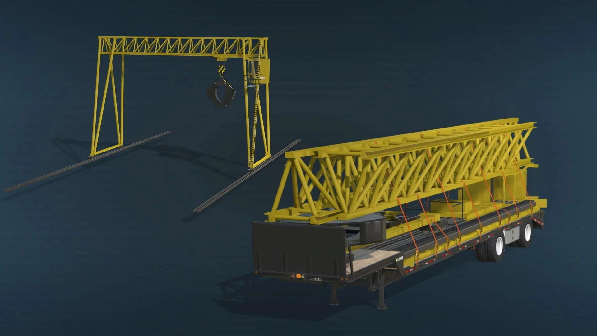 Wood Crane v1.1 FS22